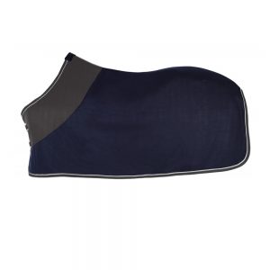 Pfiff fleecedeken Grijs Navy