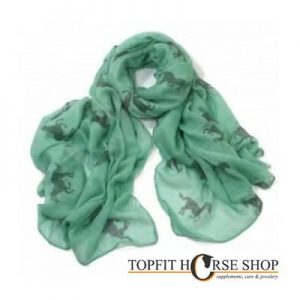 Shawl paard groen