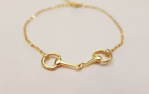 Luxe bit armband verguld rosé - Afbeelding 3