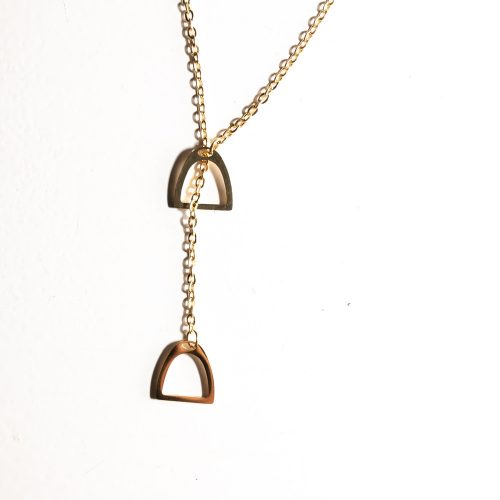 Ketting Stijgbeugels goud
