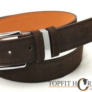 riem bruin suede
