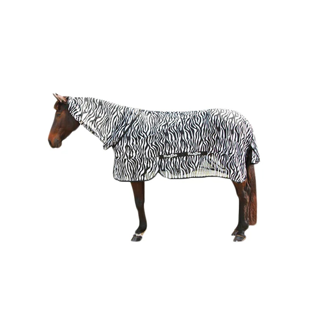 RugBe Zebra vliegendeken met hals