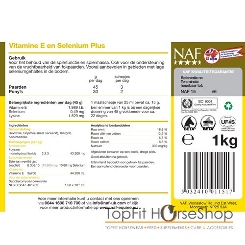 NAF Vitamine E & Selenium - Afbeelding 3